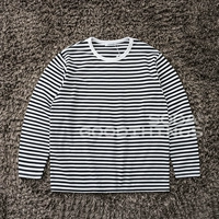 Soda Spot nanamica Coolmax Jersey Японская полосатая вязаная вязаная длинная T -Shirt 23ss