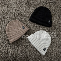 Sogata Beanie 01 Шерстяная вязаная мужчина и женщины универсальный твердый цвет универсальный шерстяной вязаная шляпа Холодная шляпа осень и зима