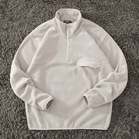 [SODA现货SOGATA CREW/ PULLOVER FLEECE SWT 户外拼接抓绒衣卫衣]