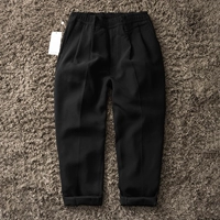 Soda Spot n.hoolywood Широкий Taperd Easy Slacks двойные плиссированные свободные брюки конуса