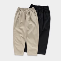 [SOGATA TUCK TAPERED PANTS 日系通勤松紧腰双褶锥形休闲裤]