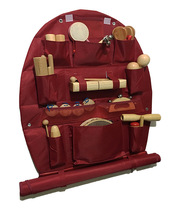 Luxury 18-piece set of red hanging wall Baolf percussion instruments early childhood education children early education music teaching materials