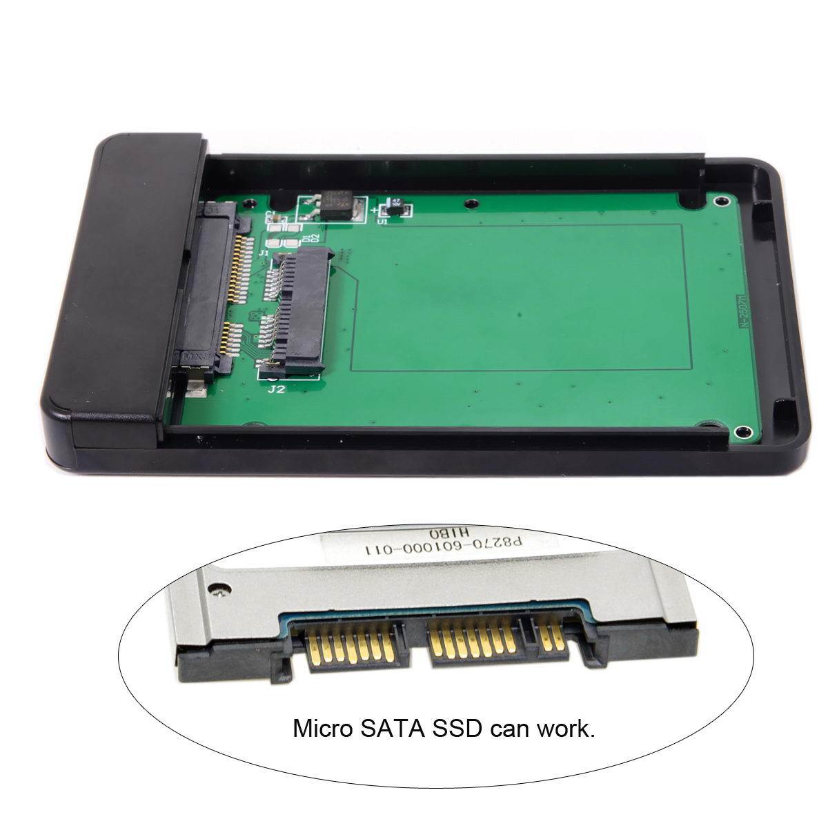 Solid hard disc 1 8 inch USB 3 0 connector MICRO SATA serial port with hard disc box 1 8 inch serial port