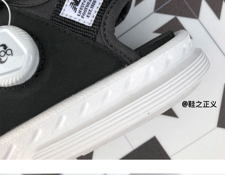 NewBalance thể thao băng bó hạn chế Giày đi biển bình thường Velcro sandal đệm nam SDL900AB dép quai hậu