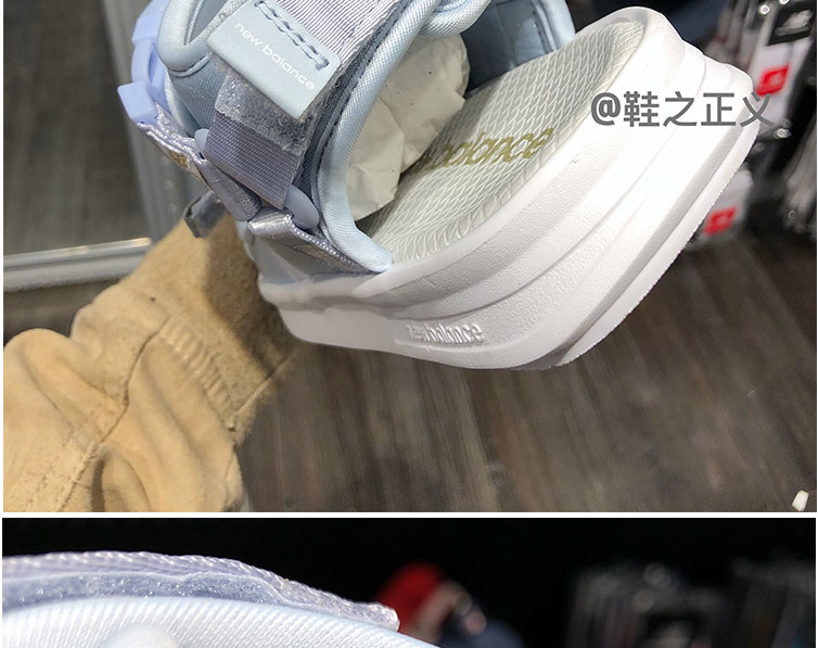 New Balance18 giày bãi biển mới Velcro vài mô hình bột đàn ông và phụ nữ NB dép thể thao SD750BK dép quai hậu sandal nam
