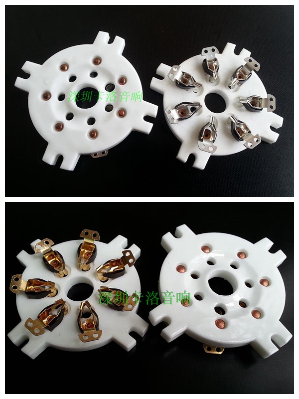 Ceramic tablet seven - foot electronic pipe GZC7 - D large hole silver plated foot gold feet 7 foot tube