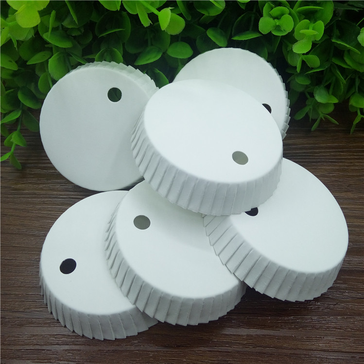 Hotel hair salon hair salon private room dish special disposable whiteboard punching 7 kinds of diameter paper cup lid 200 sheets