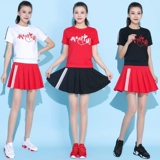 Я люблю тебя China Plaza Dance Clothing New Set Women Dance Dance Service Национальная фитнес -группа