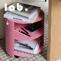 lab self-operated laboratory Nordic style Swedish imported hem side table modern simple light luxury color bedside table