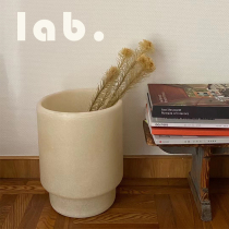 lab self-operated laboratory x kar studio flower bucket large round storage bucket niche household trash can