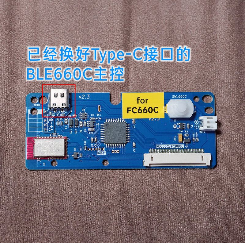 Ydkb Electrostatic Capacitance Ble660C/980C Modified Bluetooth Wireless Dual-Mode Master Controller Compatible with Fc660C/980C