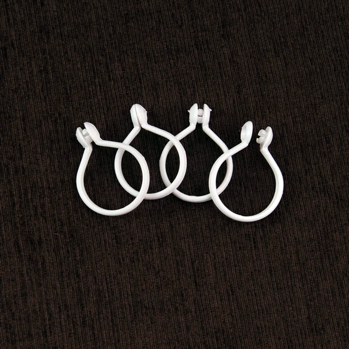 La Mã que nhựa vòng phụ kiện treo vòng 1 nhân dân tệ ba đường kính khoảng 3,5cm - Phụ kiện rèm cửa thanh treo rèm cửa inox tphcm