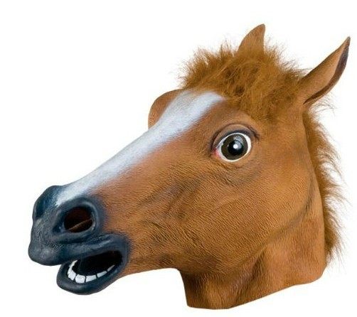 馬の頭のマスク、馬の頭のヘッドギア、江南スタイル、犬まくんのハロウィンコスプレ、ハッピーボーイズ特別オファー。