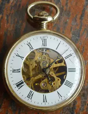 Imported through-back modern pocket watch 3754