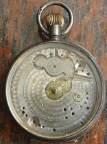 Silver Shell Chronograph Pocket Watch (Missing Parts) 4075