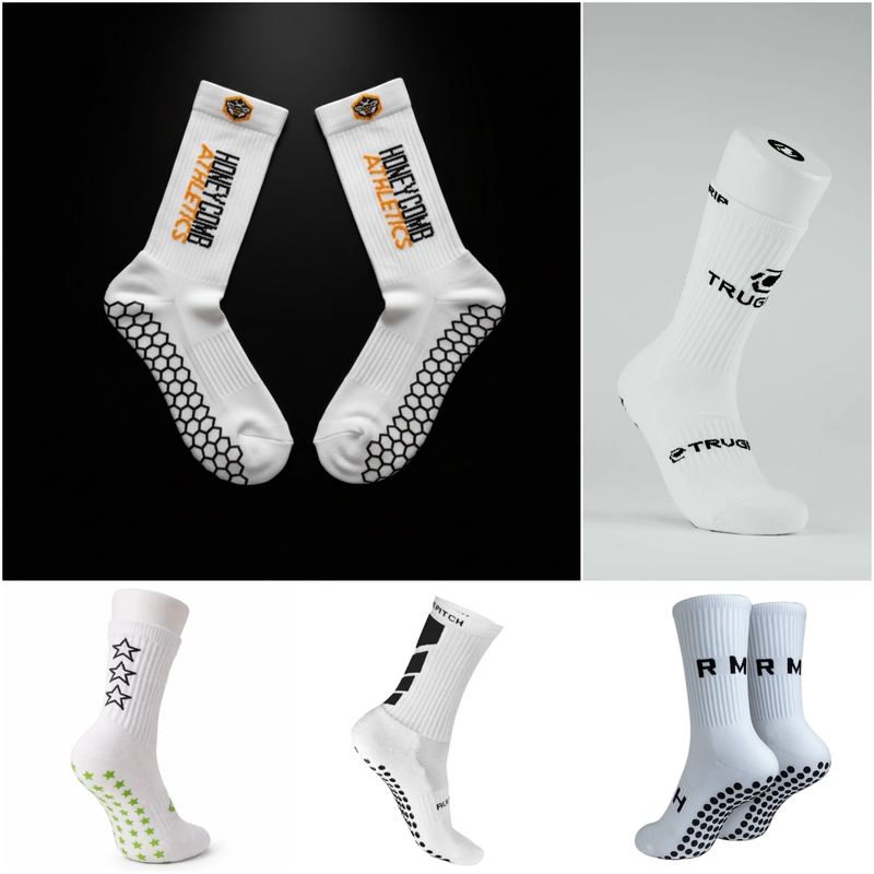 Foreign Trade Professional Anti-Slip Soccer Pilates Sports Socks for Men and Women, Mid-Calf, Quick-Drying, White Towel Bottom Yoga Socks Foreign Trade Professional Anti-Slip Soccer Pilates Sports Socks for Men and Women, Mid-Calf, Quick-Drying, White Towel Bottom Yoga Socks