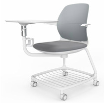 Shared desk writing board Training chair Discussion conference fashion book network Student class one-piece table and chair White office chair