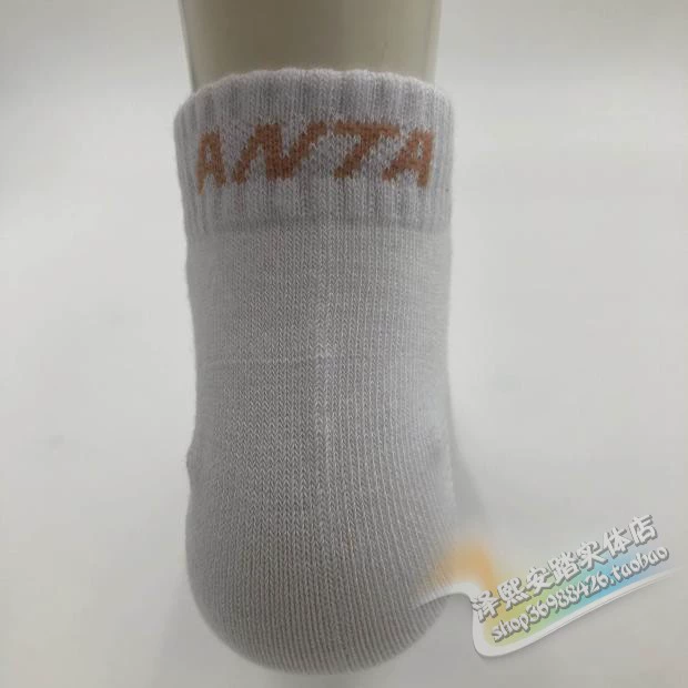 Anta vớ nữ mùa hè thoáng khí đích thực cotton mới lưới thấm mồ hôi khử mùi ngắn ống vớ vớ thể thao vớ - Vớ thể thao