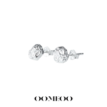 OOMEO Pure Silver Earrings Female small crowddesign Sensation Meteor Earbone Nail Personality Ear Adorned with Ear-Hole Sweet Summer Male