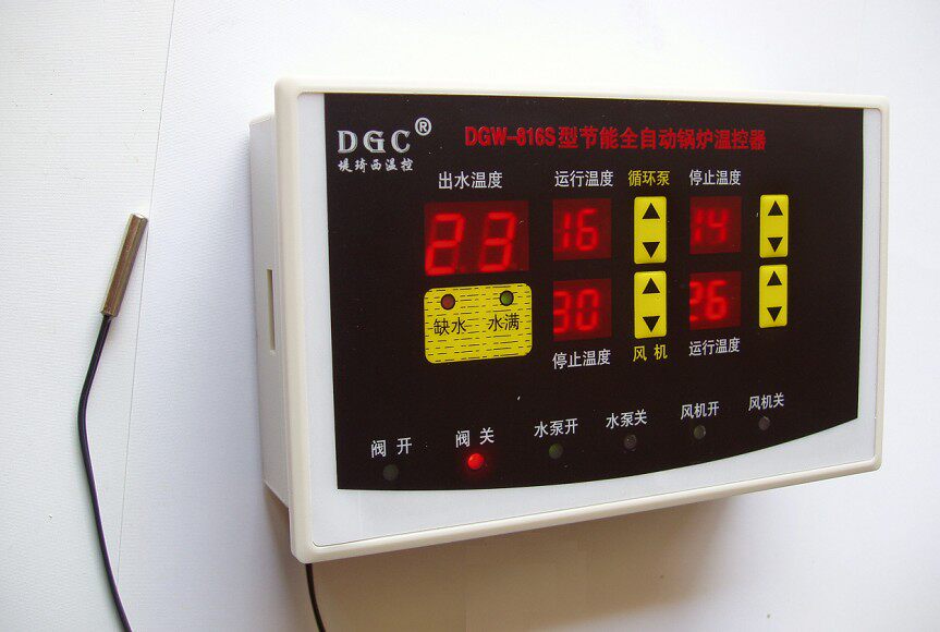 Microcomputer digital thermostat DGW816 boiler water pump fan water level controller water shortage protection boiler temperature control