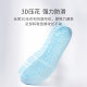 Even three generations of professional football insole PORON cushioning shock absorption anti-slip wear-resistant deodorant sports insole half size pad