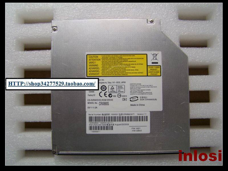 Notebook optical drive CRX890S DVD-ROM CD-RW Driver Industrial Host Drive