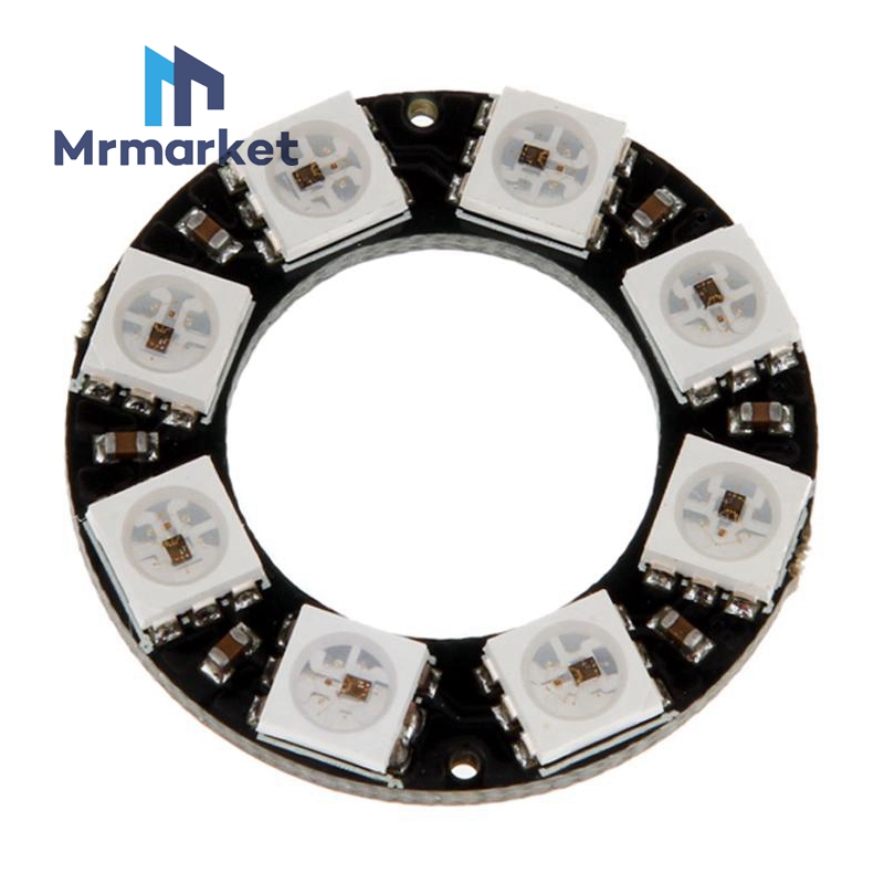 8-bit WS2812 5050 RGB LED Smart Full Color RGB Ring Development Board-Small Ring