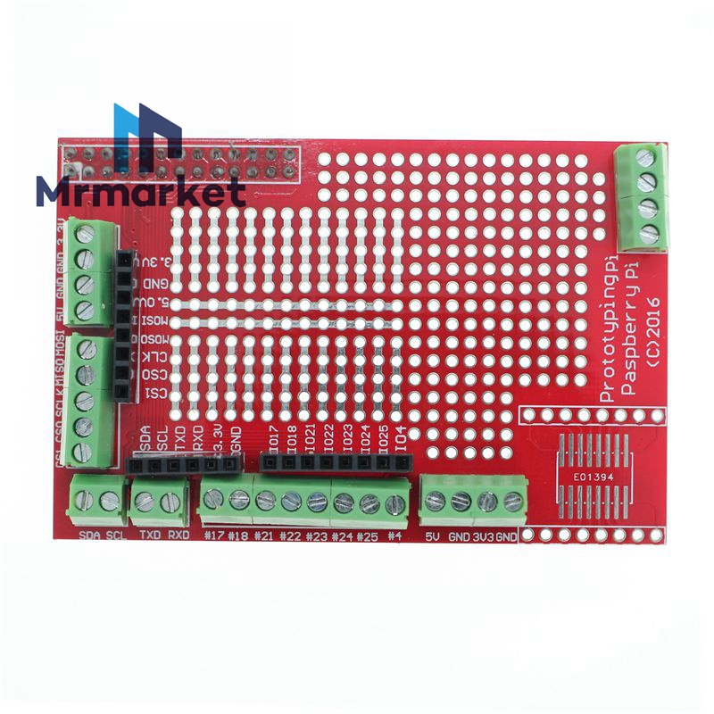 Prototype Extended Edition Prototyping Pi Plate compatible with raspberry pie red
