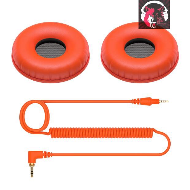 Pioneer DJ PIONEER HC-CP08 HDJ-CUE1 SPECIAL REPLACEMENT EAR PAD 2 SPIRAL WIRE