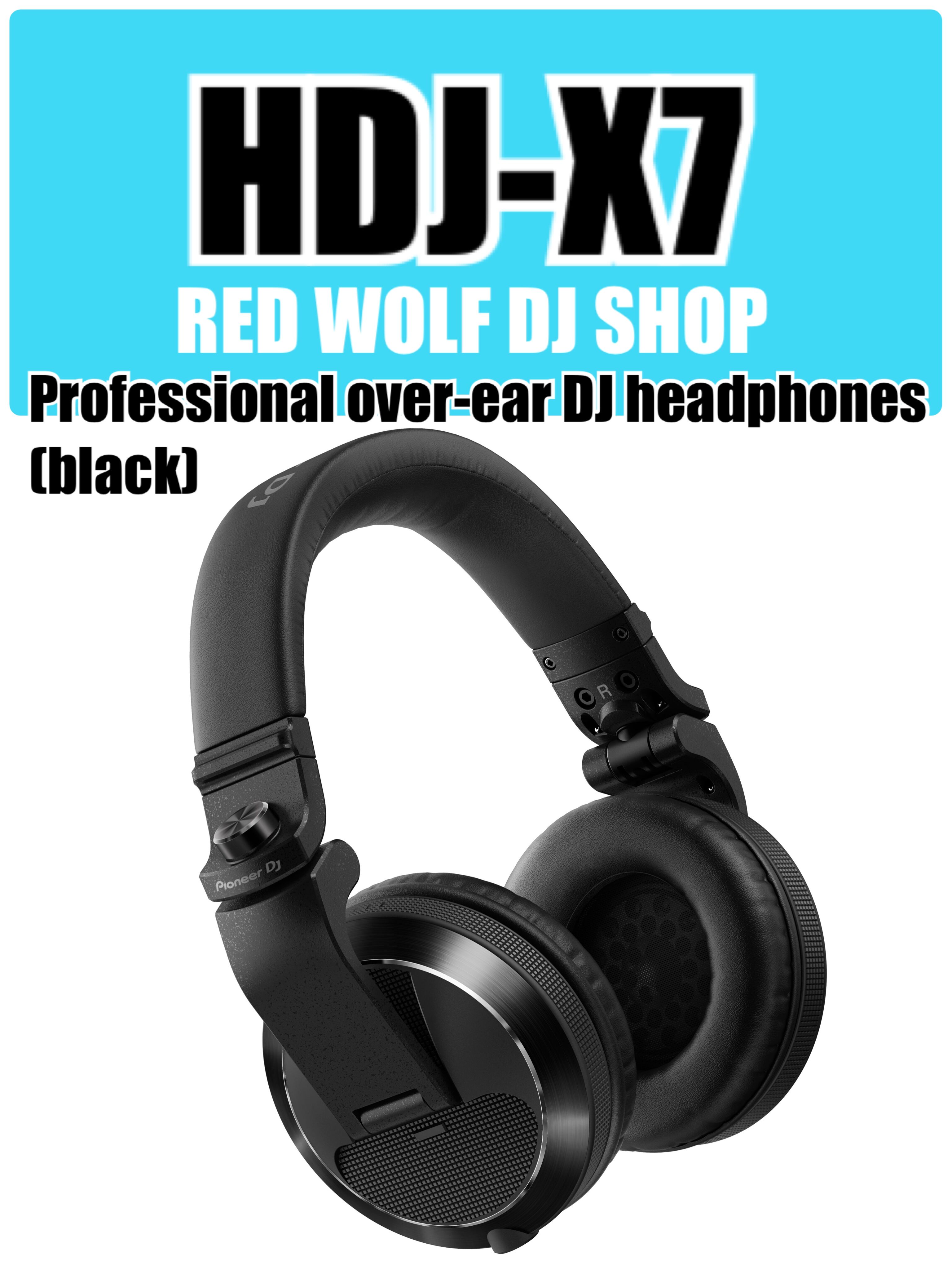 Pioneer PIONEER HDJ-X7 X7 EAR STYLE PROFESSIONAL DJ HEADPHONES BLACK SILVER NATIONAL LINE 2 YEARS WARRANTY-Taobao