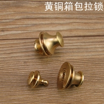 Brass luggage zipper bag zipper monk head 20 zipper lock handmade leather goods luggage hardware accessories