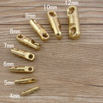 Brass rotating 8-character ring buckle universal rotating ring luggage cloth buckle ring key chain hanging ring 76103