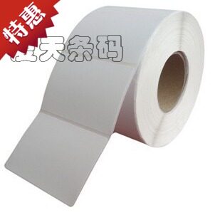 Synthetic Paper Barcode Label Waterproof Ripping and Abrasion Resistant 90 * 60MM* 1000 Zhang Dingdo 30 Rolled Up