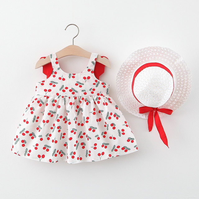 Girls dress summer children's clothing foreign style Korean vest skirt 0-1-3 years old baby girl baby summer dress