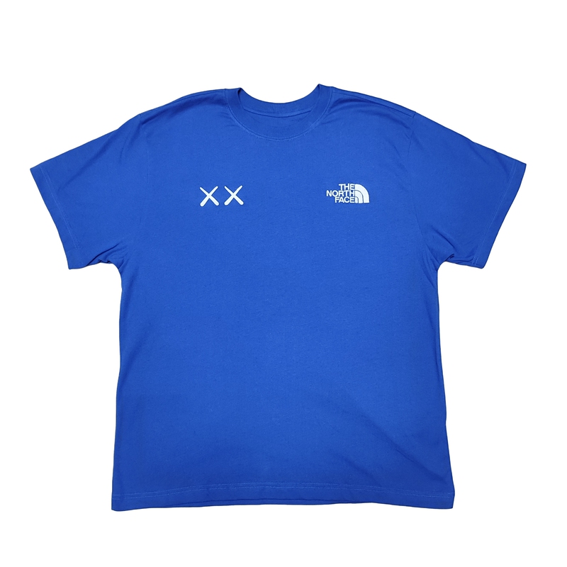 North Face X Kaws Collaboration Men's T-Shirt Xx Embroidered Pure Cotton Short Sleeve Oversized Fit Authentic in Stock North Face X Kaws Collaboration Men's T-Shirt Xx Embroidered Pure Cotton Short Sleeve Oversized Fit Authentic in Stock