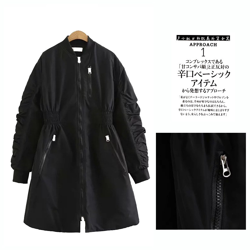 European Foreign Trade Export Order Cutting Discount List Discount List Discount Clearing Winter New Long Version Thick Cotton T Cover