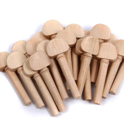 Violin tuning pegs made of Canadian maple solid wood, handle knob, tuning pegs 4/43/ accessories