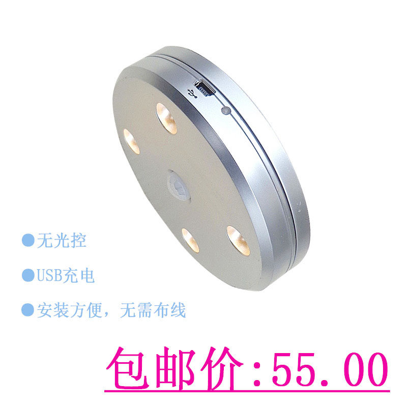 Tuodi Lithium Battery USB Charging Wine Cabinet Safe Infrared Human Body Induction Spotlight LED Wardrobe Induction Light