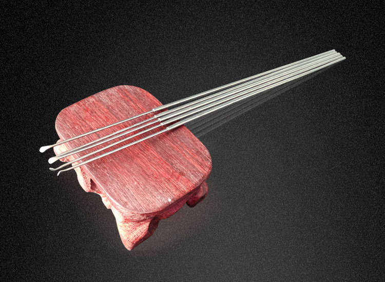 Stainless Steel Fine Ear Spoons EAR TOOLS SMALL EAR SPOONS STAINLESS STEEL EAR PICK EAR CURETTE ALUMINUM TUBE EAR SPOONS