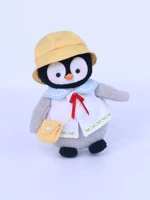 Ткань, кукла, набор материалов, DIY, новичок, пингвин, с вышивкой