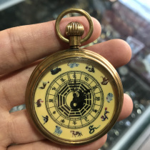 Antique miscellaneous pocket watches twelve zodiac signs wind-up mechanical watches collection retro necklace watches mens and womens watches