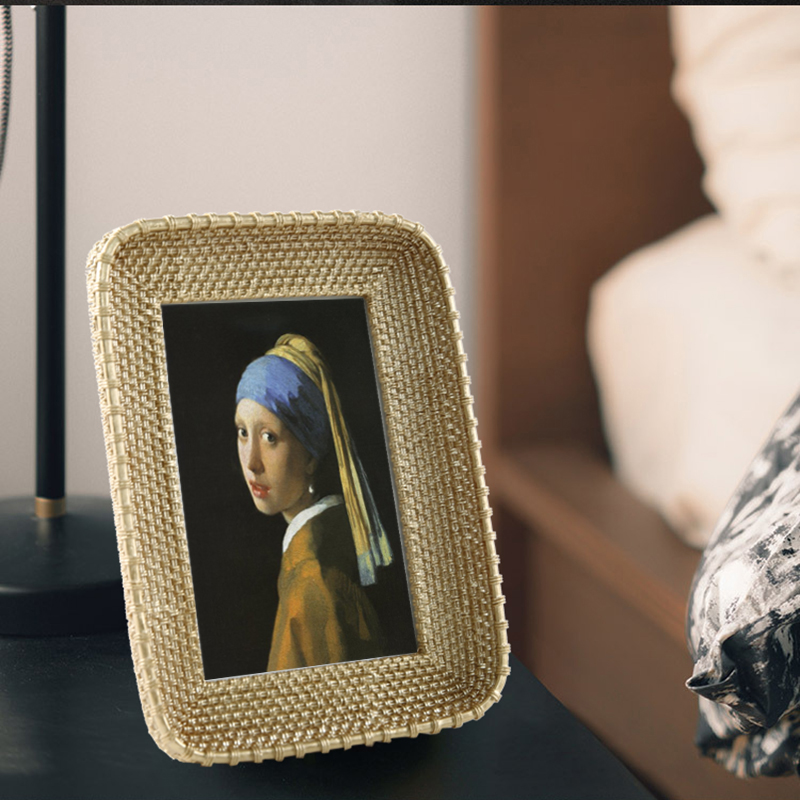 ins Nordic resin twine art photo frame Wedding photo frame Artist vintage pendulum partition ornaments