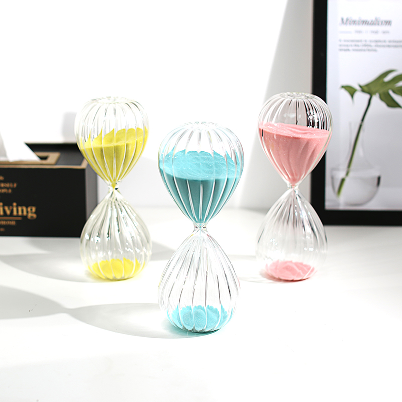 Nordic soft ins Home decoration decoration wine cabinet Study partition decoration hourglass timer