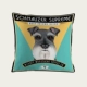 Schnauzer gối che gối đệm gối con chó cưng vật nuôi Schnauzer đệm bé - Trở lại đệm / Bolsters