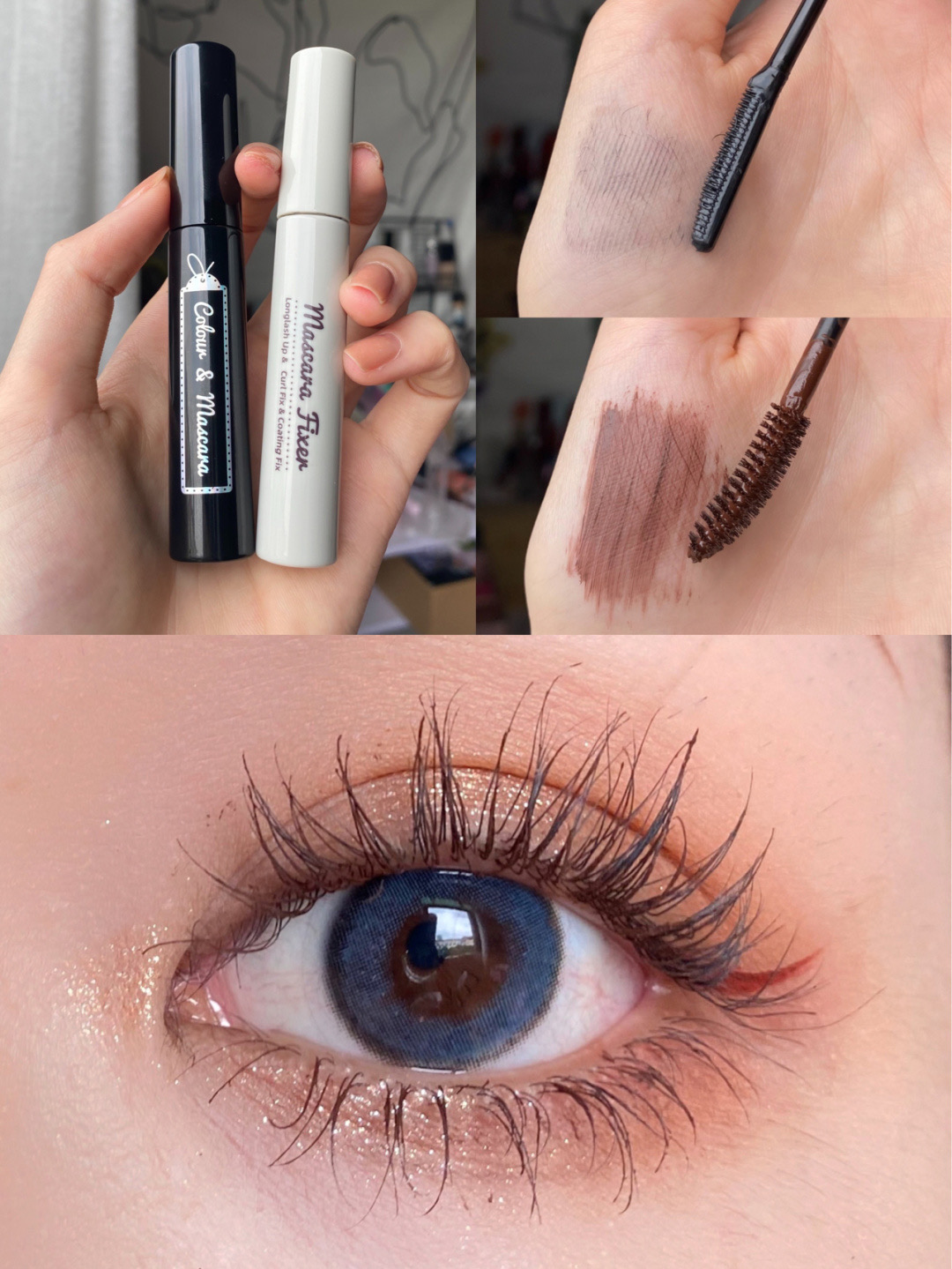 Sister eyelashes must be left to the limeing LEEMEMBER mascara fiber naturally curled