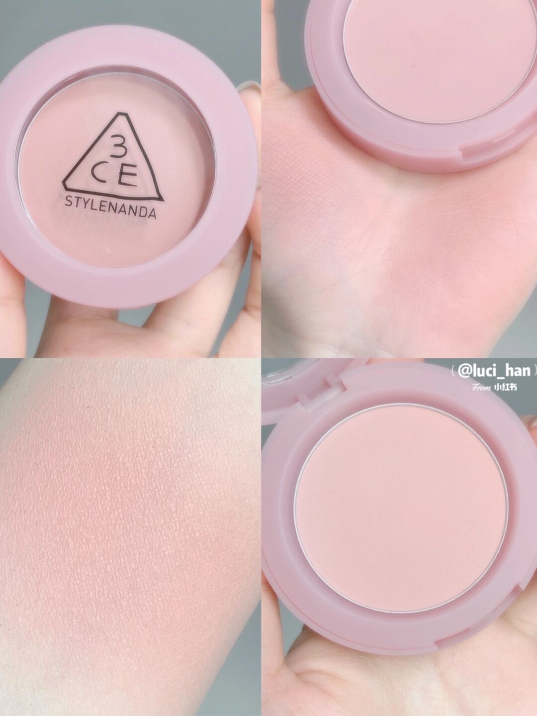 Milky Milk Gas Smoked Honey Peach Rose 3CE New Pint Spring Blush City Mauve Matt Grey Tone Powder Temperament