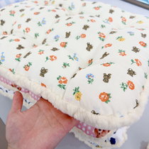 Pet mat small pet cotton cushion winter warm plush dog socket cat cage pad sleeping four seasons of general machine wash