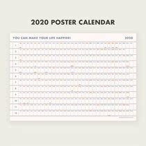 Korea 365 DAY Almanac Calendar Paper Calendar OHLOLLY DAY 2020 Poster Calendar