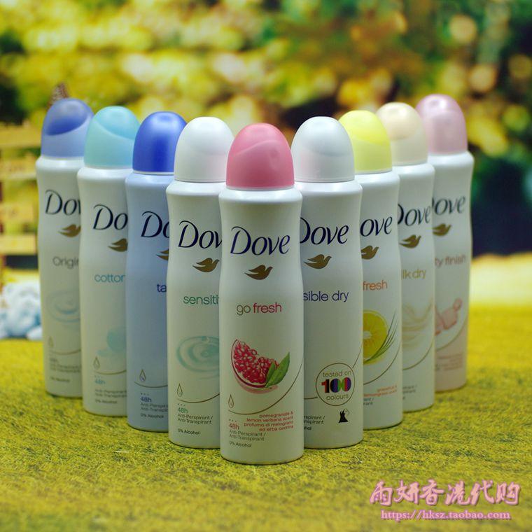 Gốc nhập khẩu Dove chất chống mồ hôi phun nam giới và phụ nữ Eau de Toilette để mồ hôi hương vị fox mùi kem dưỡng da 150 ml