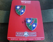 U.S. Metal Badge U.S. 75th Ranger Badge Collar Badges and Shoulders Pair